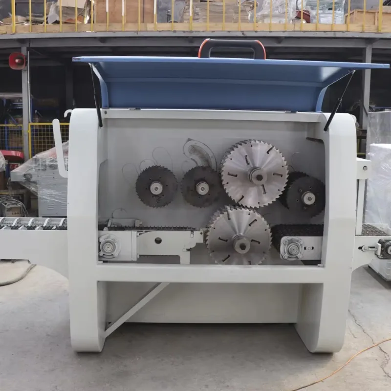 Europe Hot Selling Large Industrial Wood Multi Blade Rip Saw Solid Wood Cutting Plank Multi Rip Saw Machine Wood Cutter Machine