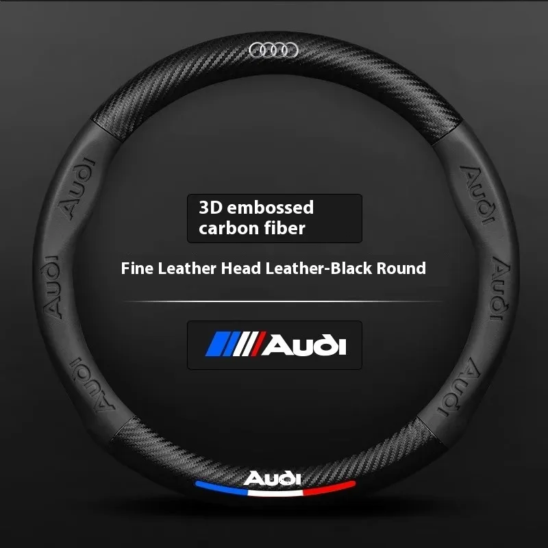 

Car Steering Wheel Cover For Audi ABT A1 A2 A3 A4 A5 A6 A7 A8 Q2 Q3 Q4 Q5 Q7 Q8 TT RS3 RS4 RS5 RS6 RS7 S3 S4 S5 S6 S7 S8 S line