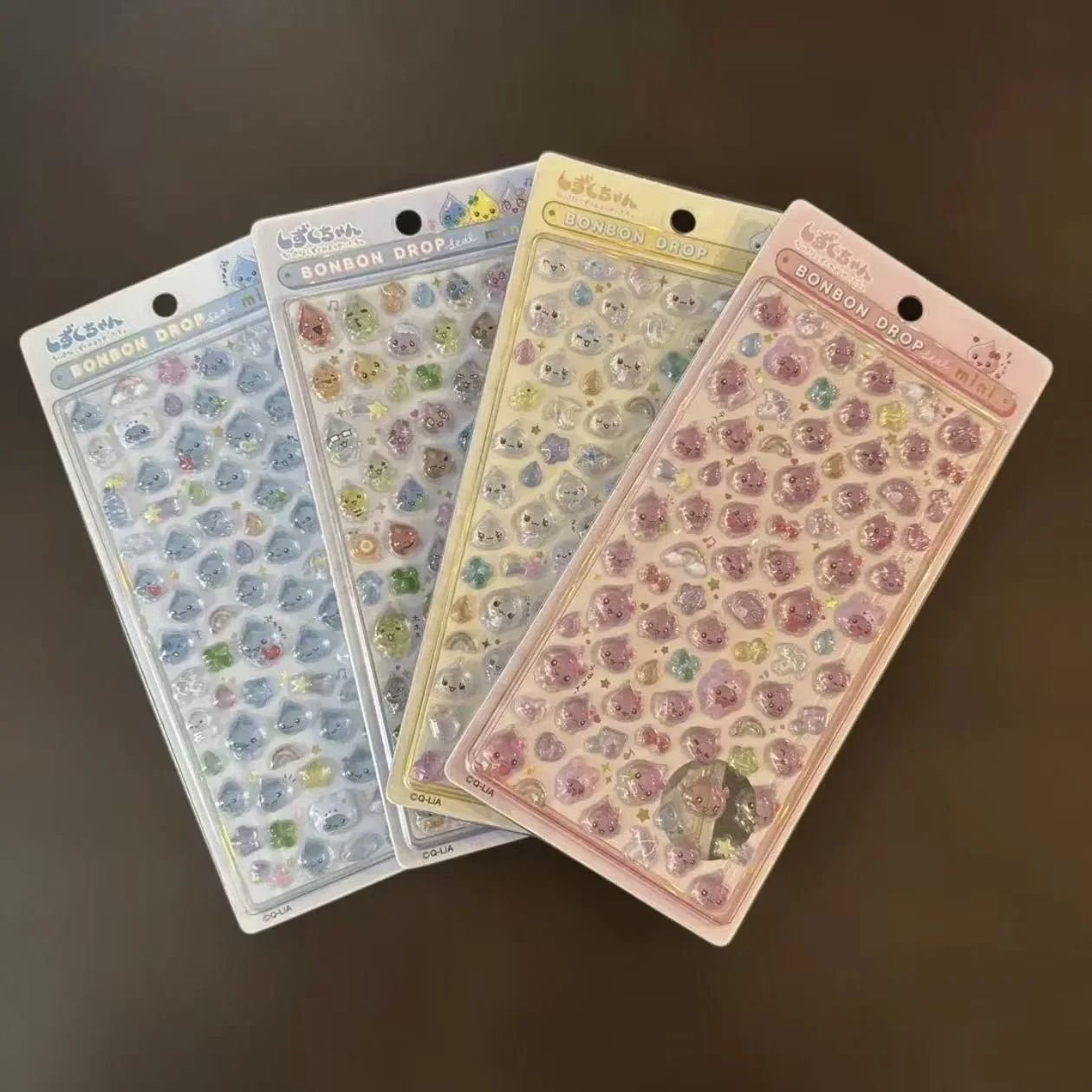 2026 Kleine Wassertropfen-Sauce Mini Dreidimensionale Aufkleber Geprägte 3D-Cartoon-Sticker Dekorative Solide Wasserfeste Aufkleber