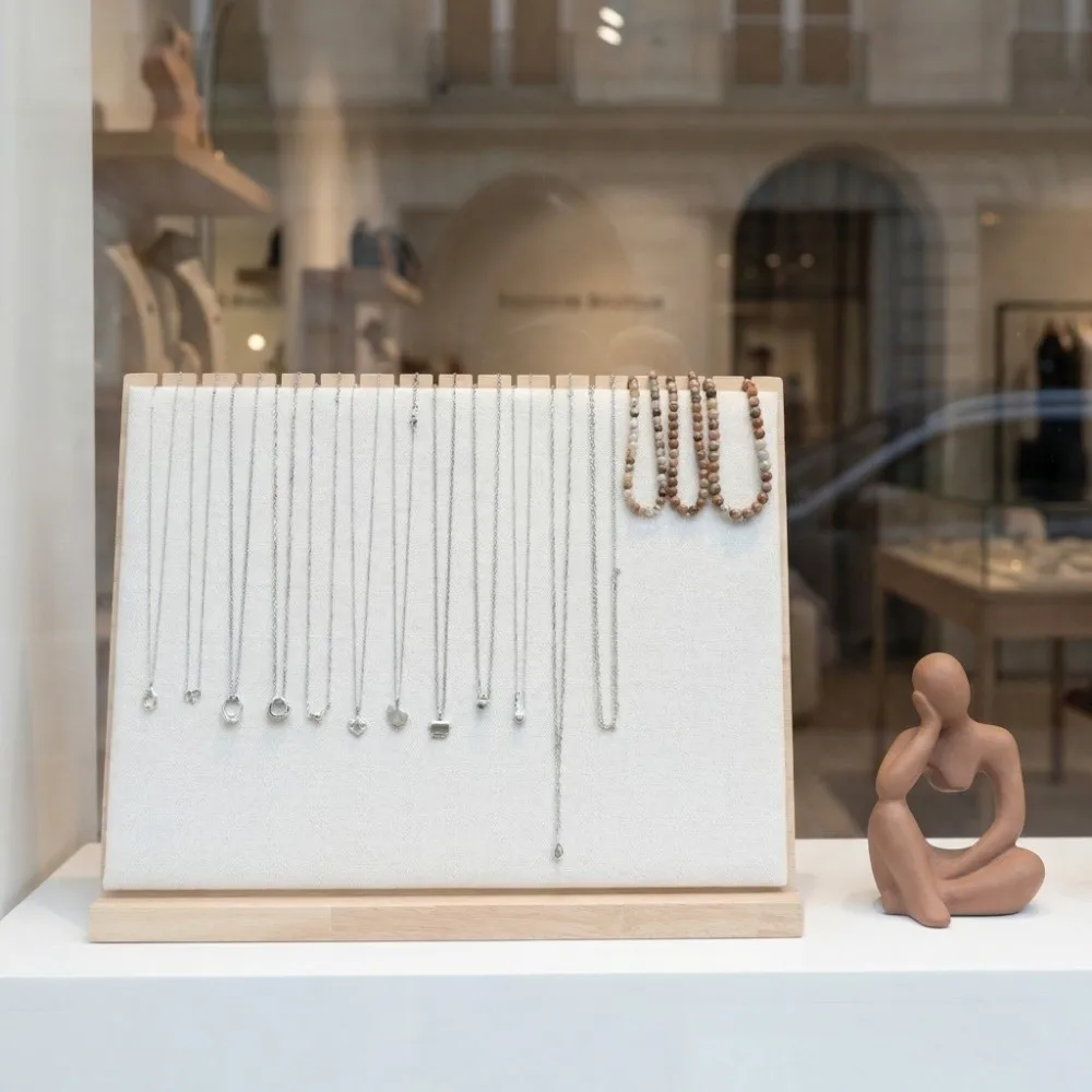 Elegant Detachable Jewelry Stand Multi-purpose Stable Display Rack Professional Hanging Type Pendant Holder Window Show
