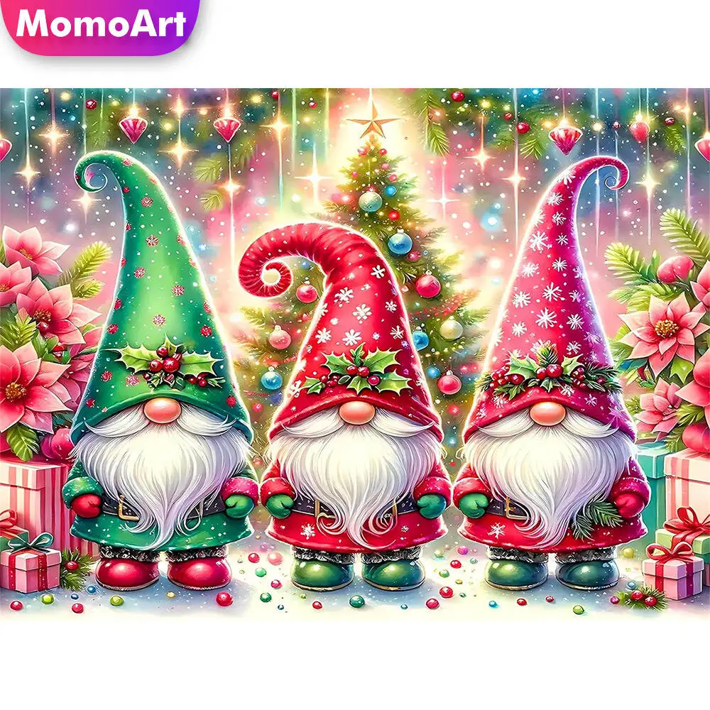 Momoart Katze Diamant Malerei Tier bunte Diamant Mosaik Bild Strass Mond Wand Dekor