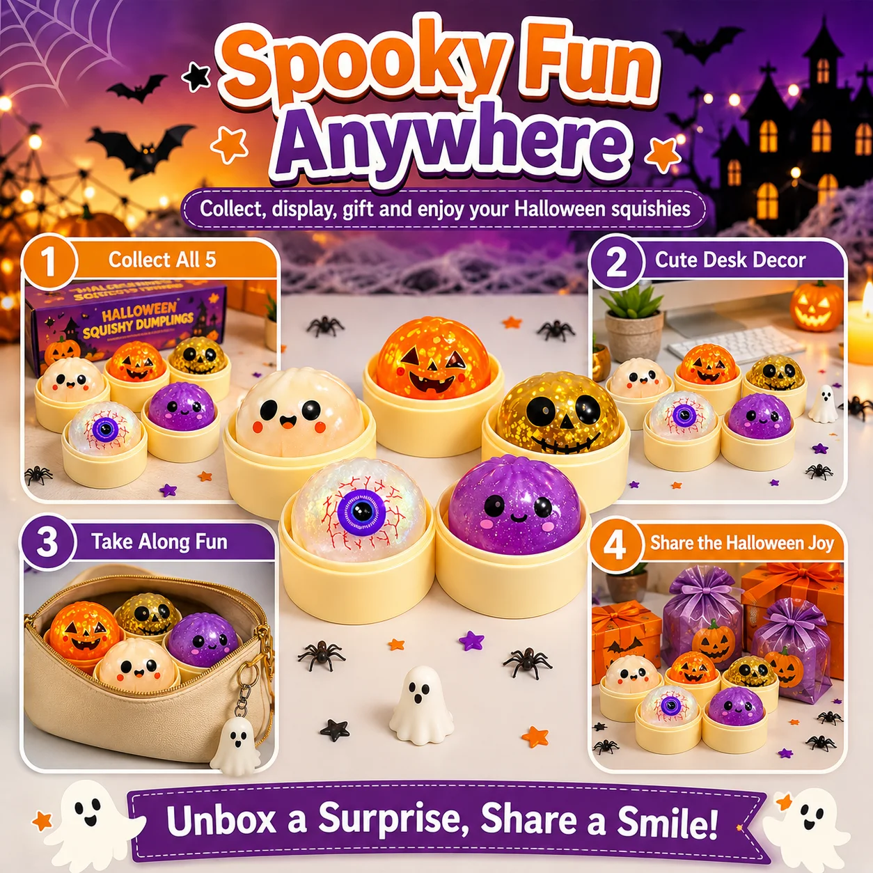 Halloween Dumpling Squishy – detail image 6
