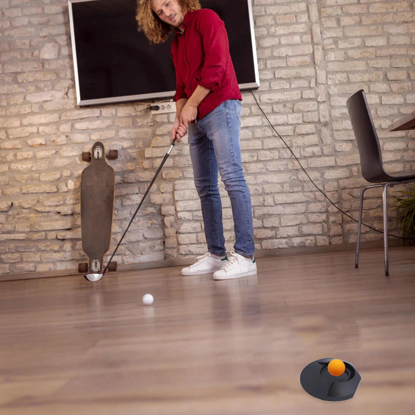 

3 Pcs Golf Practice Disc Durable Plastic Portable Putting Cup Training Aids Golfs Ball Practice Disc Skillful