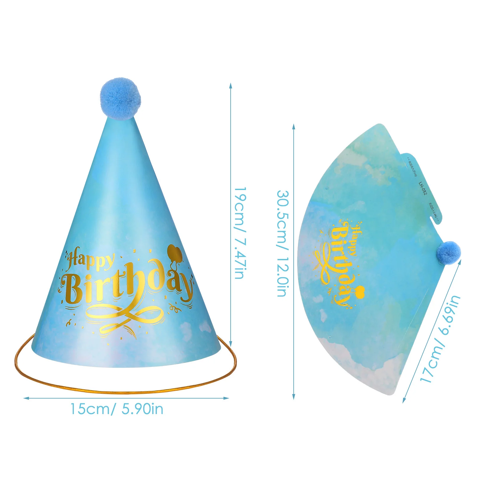 8 قطع من القبعات المخروطية لحفلات أعياد الميلاد، جودة ممتازة، آمنة للاستخدام في فترة طويلة، قبعات حفلات أعياد الميلاد