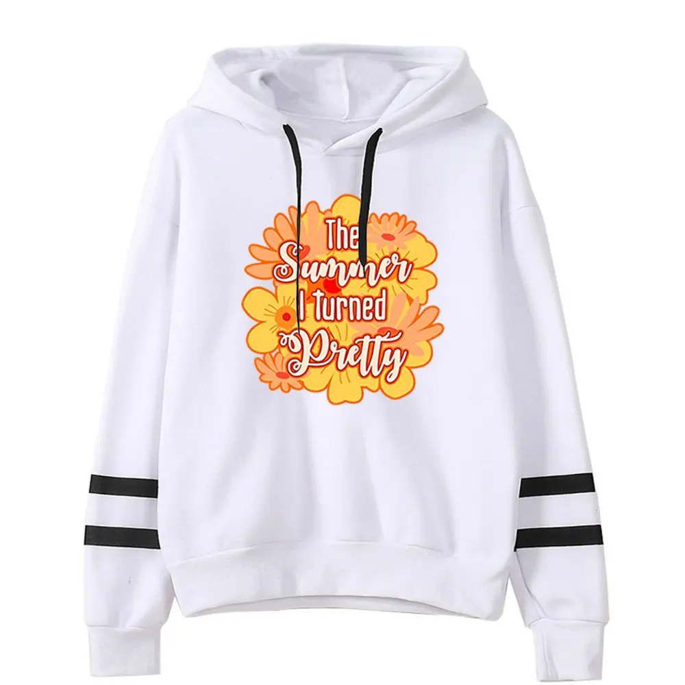 

The Summer I Turned Pretty Season 2 Cousins Beach Hoodie Pocketless Parallel Bars Sleeve Hooded Sweatshirt