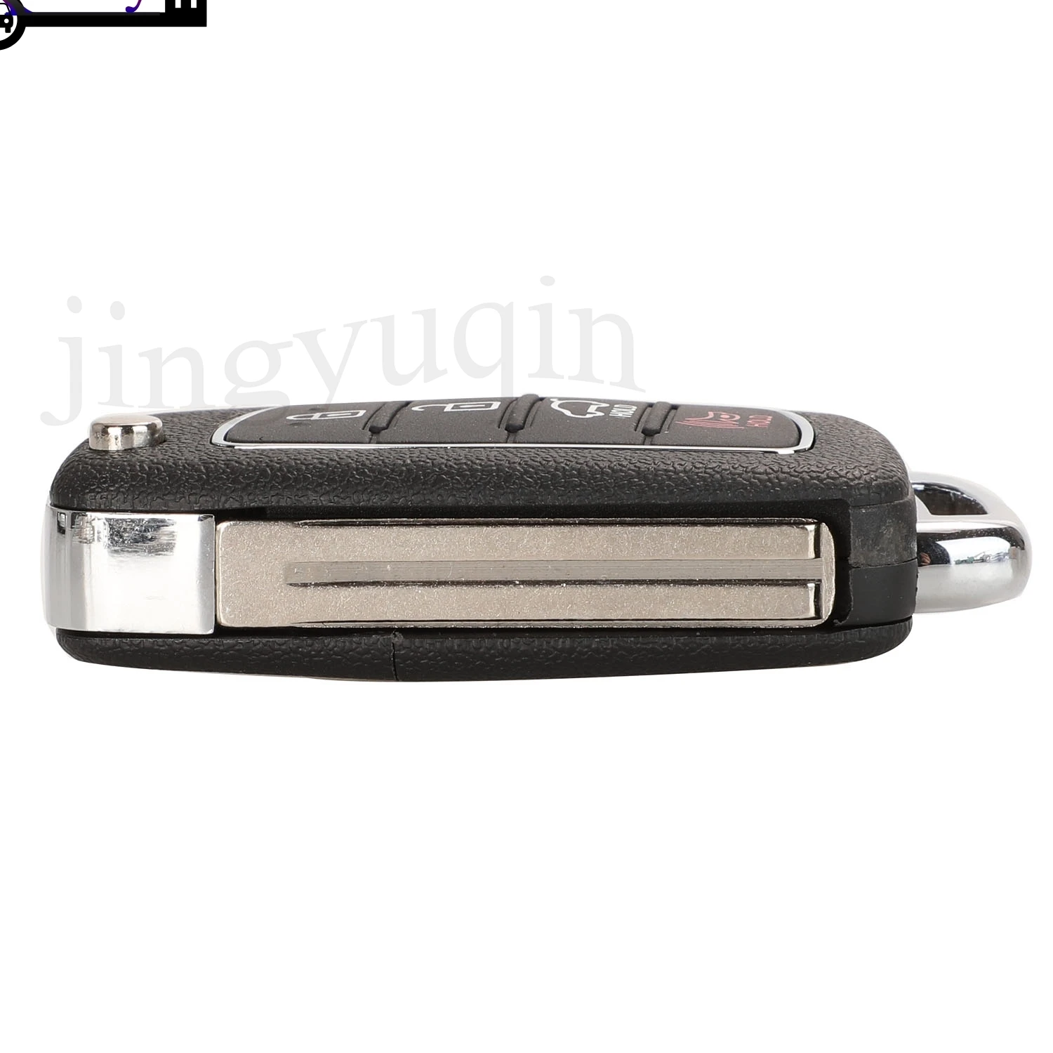 jingyuqin Folding Remote Car Key For Hyundai Accent Ix35 I30 Solaris Tucson I20 Santa Fe 315/433MHZ ID46 Chip 4Buttons Keyless