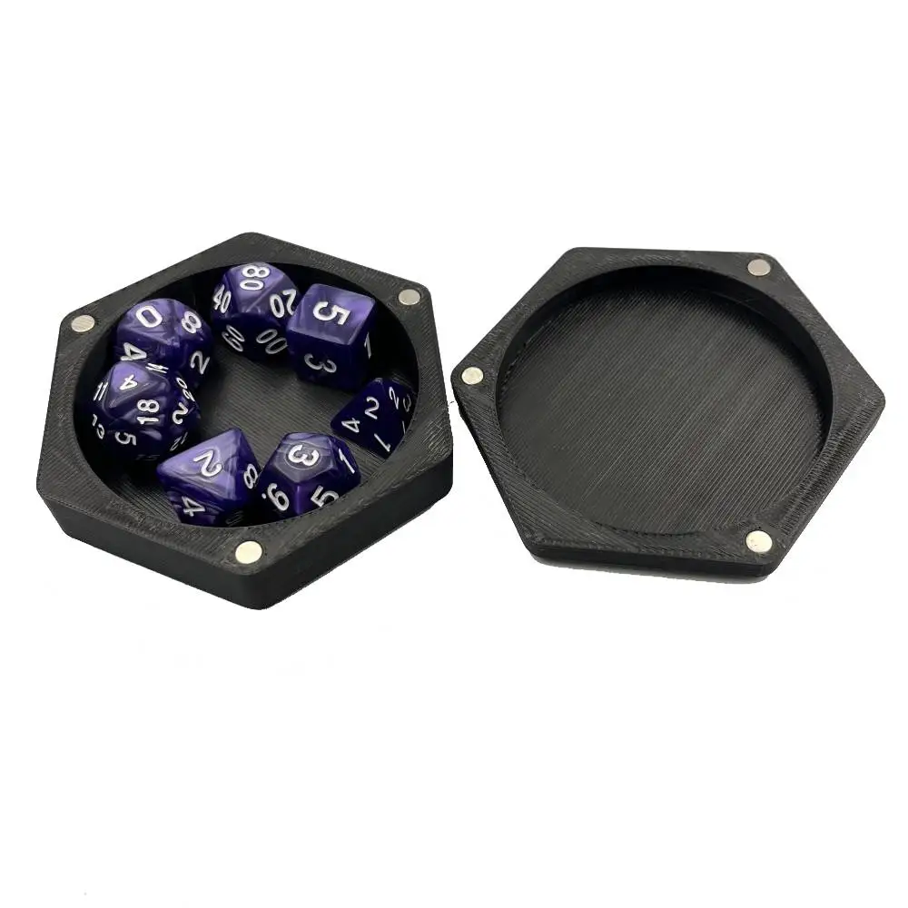 DnD Dice tray Acrylic Dice box for role play games players, for dungeons and dragon dice collection box rpg players dice tower