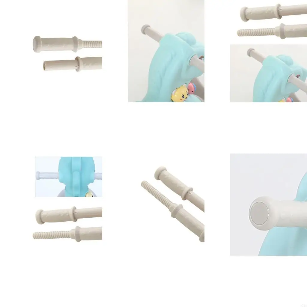 97BE Anti Slip Rocking Horse Handle Upgrades Plastic Threaded Design For Childrens Ride On Toy Maintenance
