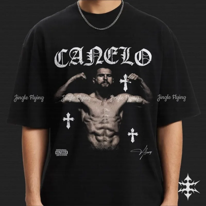 Style Canelo Alvarez T Boxing Shirt Classic 90s Graphic Tee Unisex Vintage Bootleg Retro Design