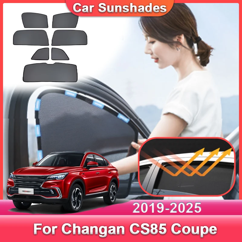 

Автомобильные сетчатые солнцезащитные козырьки для Changan CS85 Coupe 2019 2020 2021 2022 2023 2024 2025 Автомобильные шторы солнцезащитный козырек автомобильные аксессуары