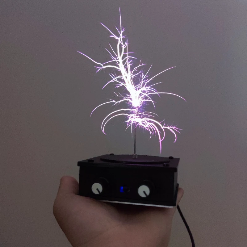 

Flat Tesla coil, palm lightning, arc music, technology gifts, desktop ornaments