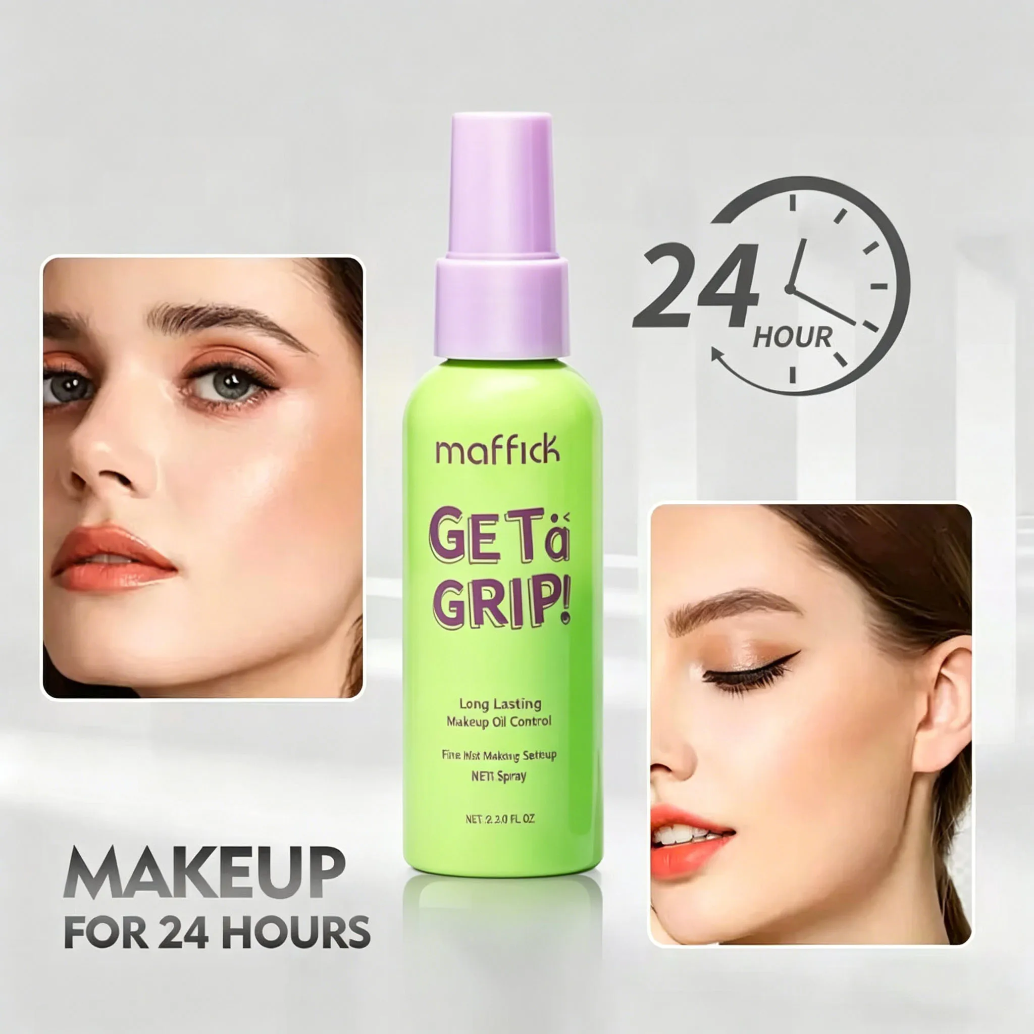 Spray Fijador de Maquillaje Mate, Resistente al Agua, Control de Grasa, No Pegajoso, para Todo Tipo de Piel