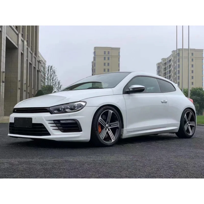 

Подходит для Volkswagen Scirocco 2015, модифицированный комплект кузова R, передний и задний бампер, боковые юбки, решетка, светодиодные противотуманные фары