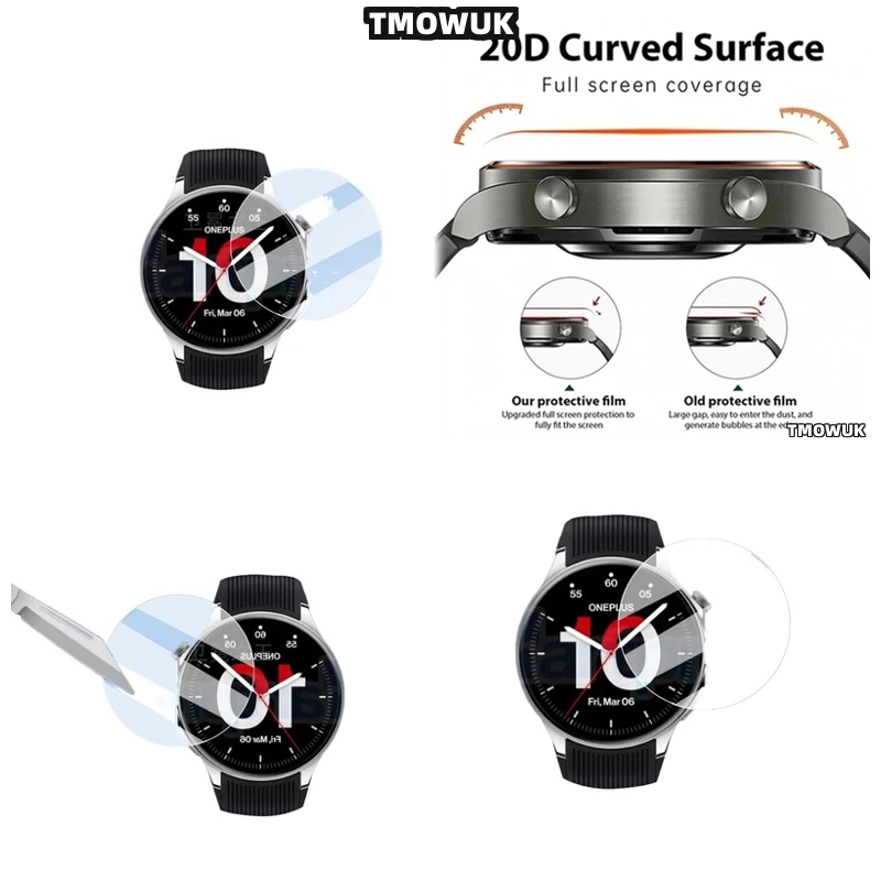 

For Oneplus Watch 2R, Durable 9H Glass Film, Offers HD Clarity, Anti-Scratch Barrier