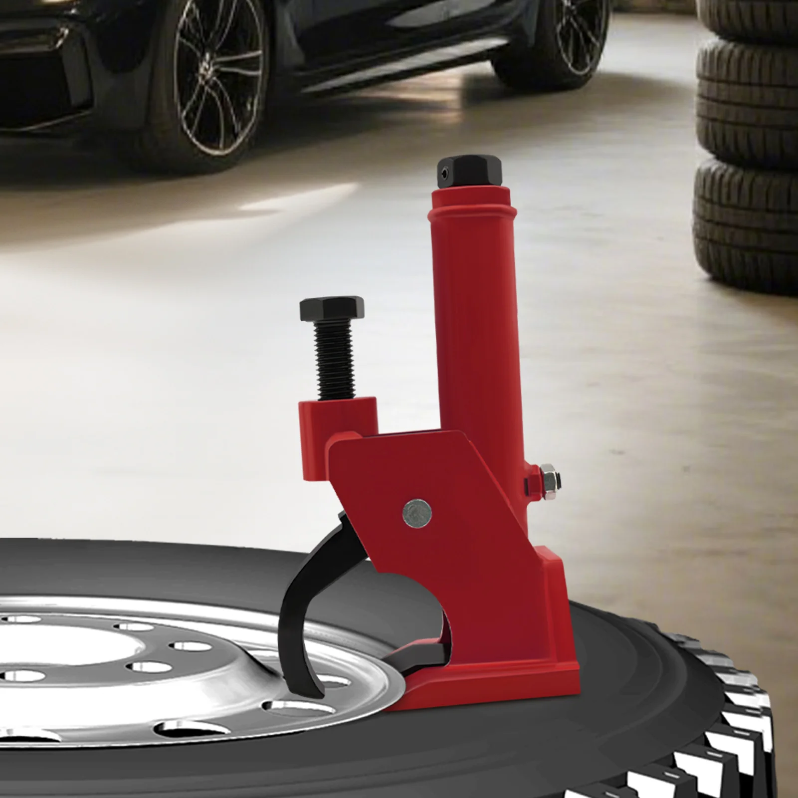 Outil de démontage de pneus manuel portable, outil de réparation de démontage de pneus manuel avec coussin en caoutchouc pour le démontage et le montage de pneus de 38 à 42 pouces