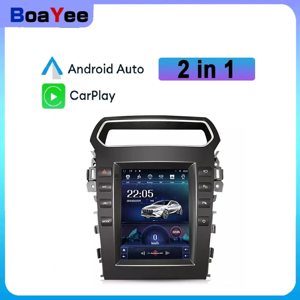 9.7 inch For Ford Explorer 5 2012 - 2019 Tesla Model Android 14 Car Radio Multimedia Video Player Navigation GPS Stereo DSP WIFI