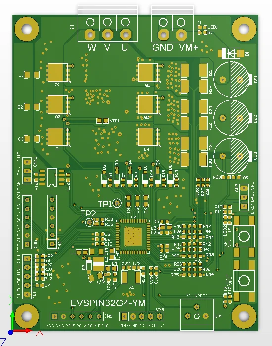 Integrated STM32G431 of STSPIN32G4 Chip EVSPIN32G4 Brushless Motor Development Board ST FOC