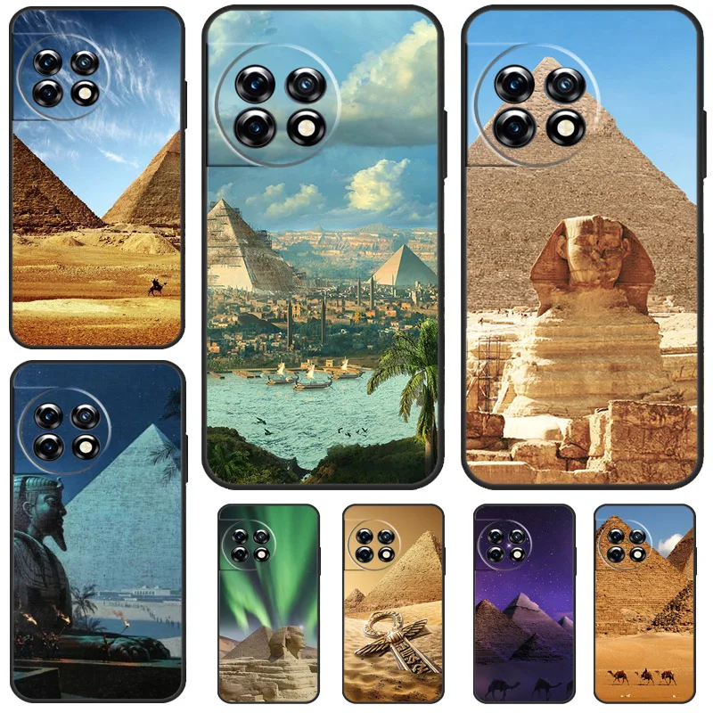 Egypt Pyramids Case For OnePlus 12 11 10 Pro 8T 9R 10R 10T 12R OnePlus Nord CE 2 Lite 2T 3 N20 N100 Cover