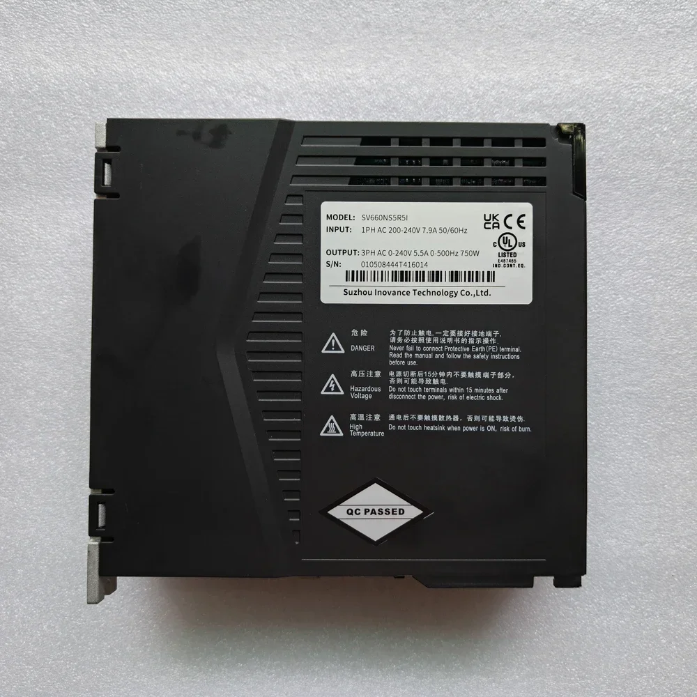 Inovance 750W Servo Motor And Driver SV660NS5R5I+MS1H4-75B30CB-A331R Ethercat Communication With Power Cable And Encoder Cable F