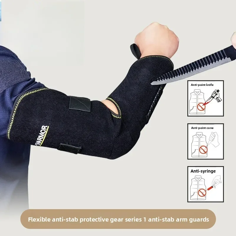 DurableAnti-stab Protection Large And Small Arms Shoulder Pads Anti-knife Cutting Cycling Protective Gear Anti-puncture Elbow Pa