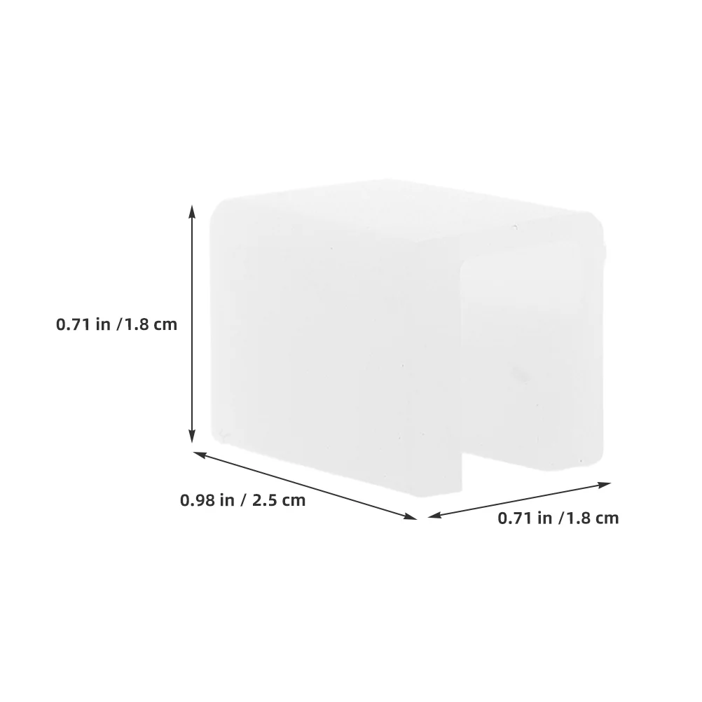 8 pçs protetores de canto de silicone para gavetas forma f segurança infantil borda guardas bebê impermeabilização mesa pára-choques móveis claros