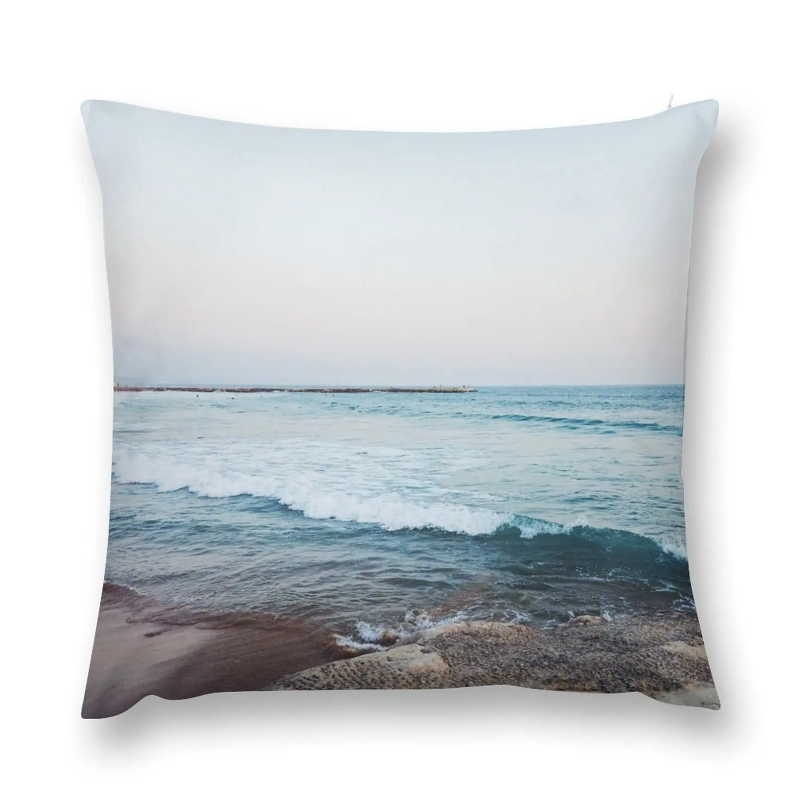 

Calm ocean waves Throw Pillow Luxury Pillow Cover Pillowcase Decorative pillow case