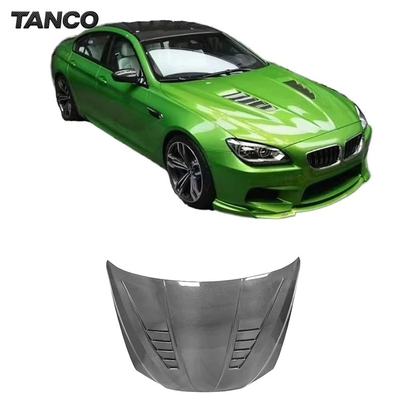 For 6 Series F06 M6 F12 F13 Carbon Fiber Front Hood Bonnet Car Parts