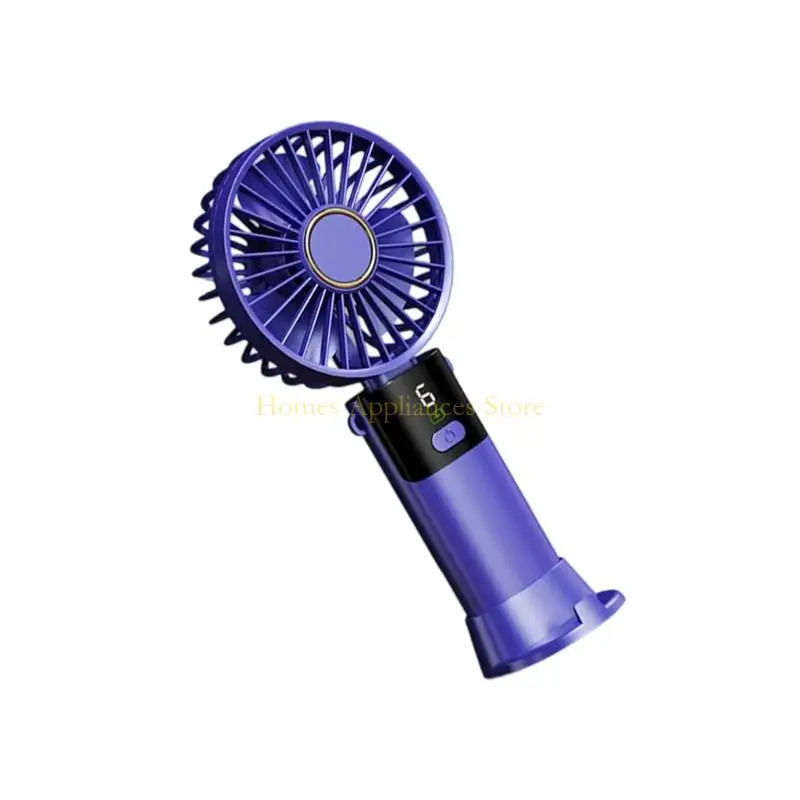 Ventilador portátil Handheld D0AB Mini Ventilador Descripción enfriamiento 5 velocidades Ventilador mano con
