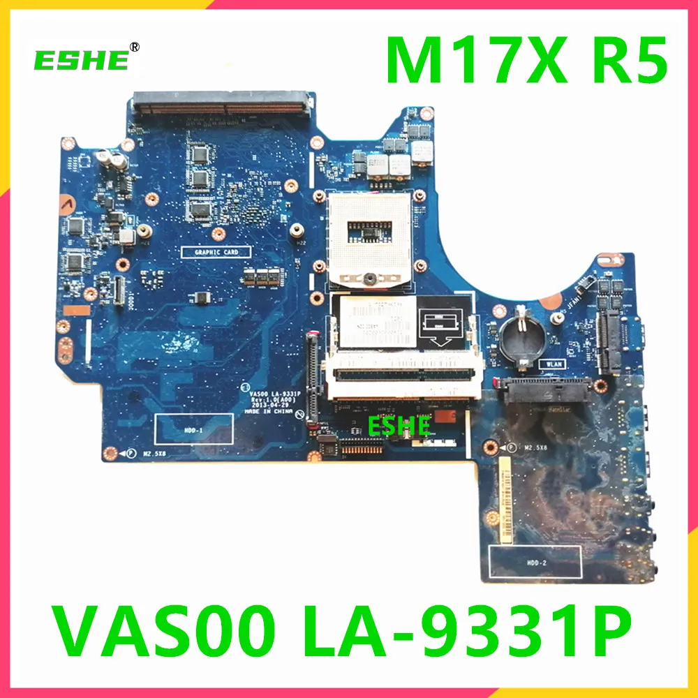 Vas00 M17x r5 La-9331p para Dell Alienware Laptop Motherboard 5rw0m 05rw0m Cn05rw0m Ddr3l 100 Testado Inteiramente