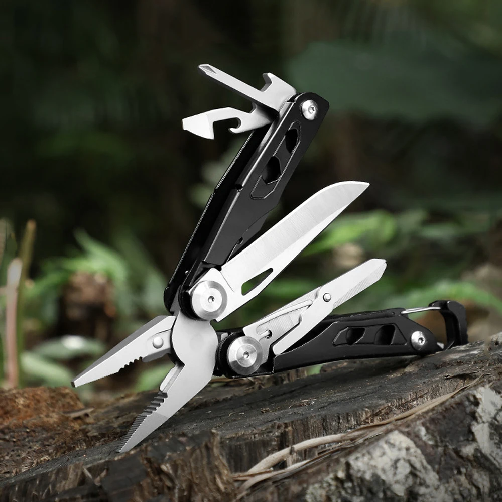 

EDC Multitool Multifunction Pliers With Nylon Case Outdoor Multipurpose Folding Knife Wire Cutter Nozzle Pliers Hand Tools