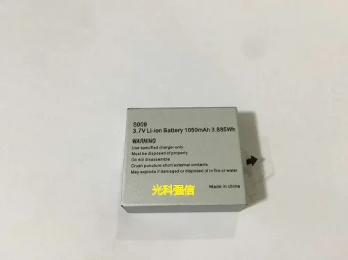 بطارية SJ4000 ذئب ذئب SJ7000 كاميرا S009 سلسلة كاميرا الحركة 1050 مللي أمبير