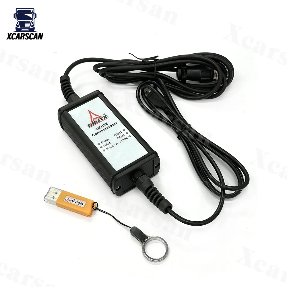 Heavy duty For Deutz 4.0 + USB Dongle EMR 6 engine communicator serdia2010 Deutz decom For deutz diagnostic tool