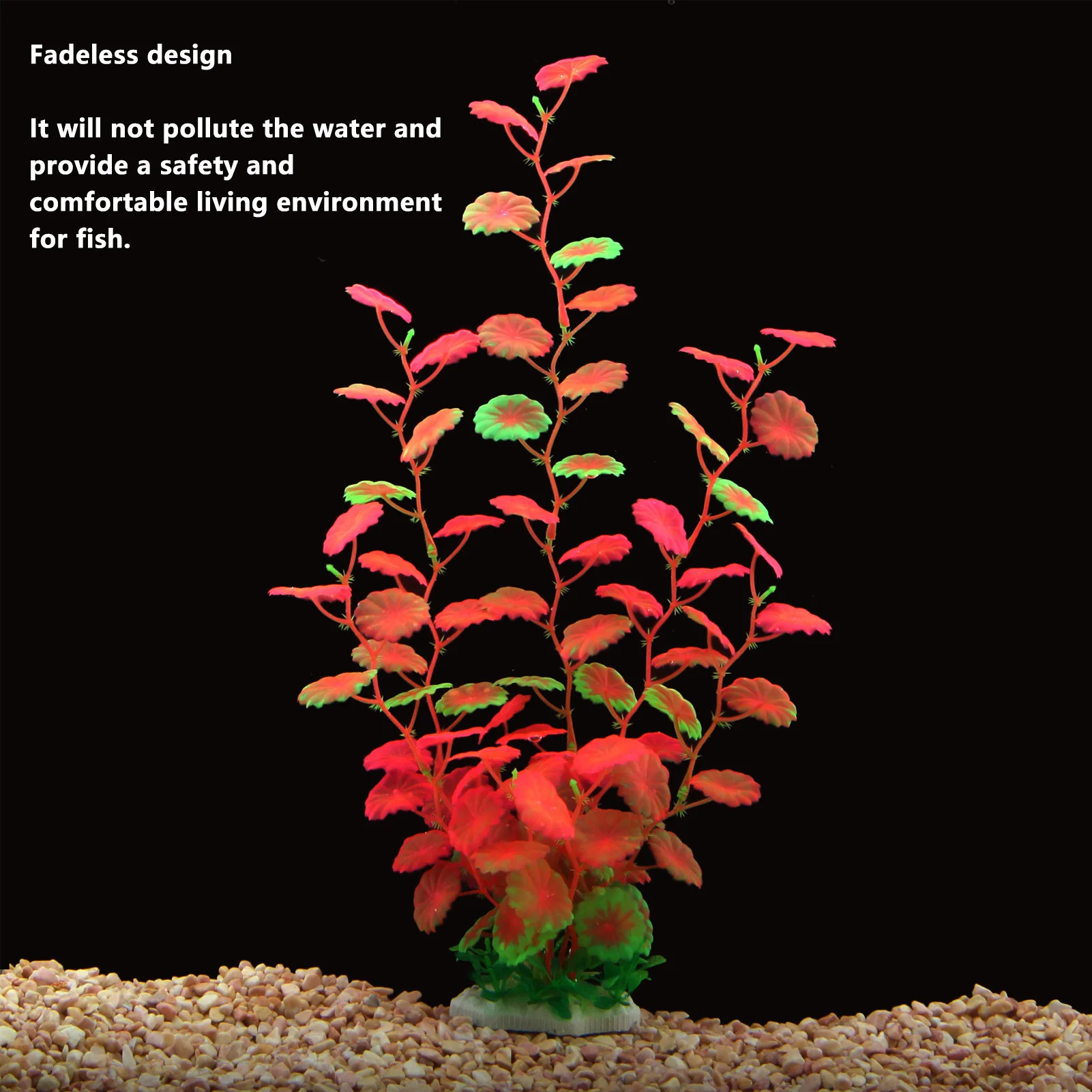 

3pcs/set Simulated Aquarium Plants Soft Safety Plastic Fish Tank Plants Decoration Lifelike Vibrant Colors Fake Plants Ornament