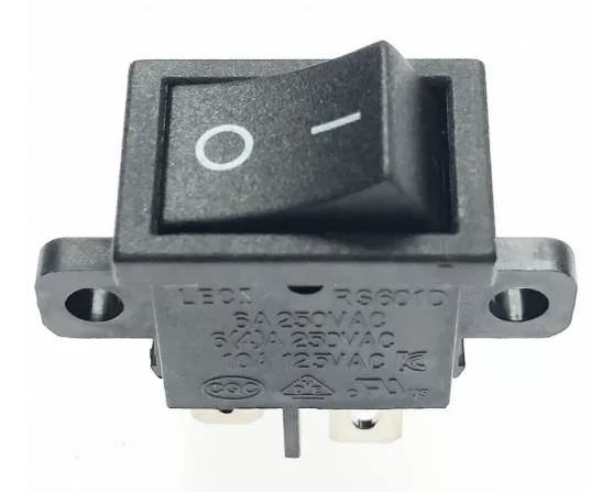 

4pcs RS601D Boat Switch - 4-Pin Power Switch with Mounting Hole for TV Button Start – Durable and Reliable Boat Type Switch