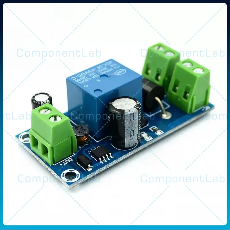 5-25pcs 5V-48V Universal Power Failure Auto Switch Module, Emergency Backup Battery Relay Converter for Power System