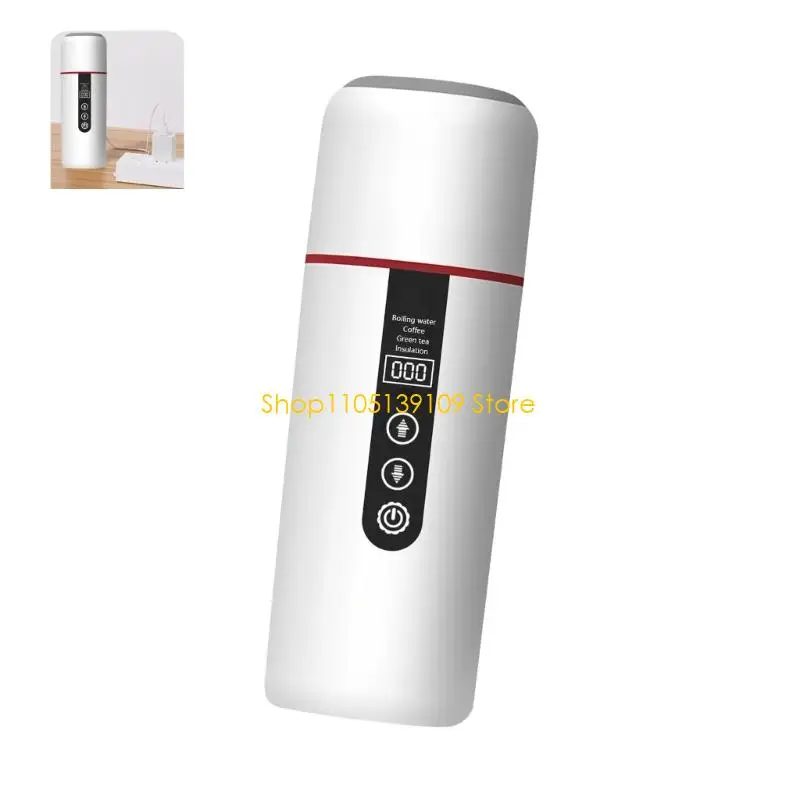 إبريق قهوة كهربائي رقيق بسعة 500 مل، كوب تسخين يعمل بالدفع عبر USB لترك كوب Tisane #2