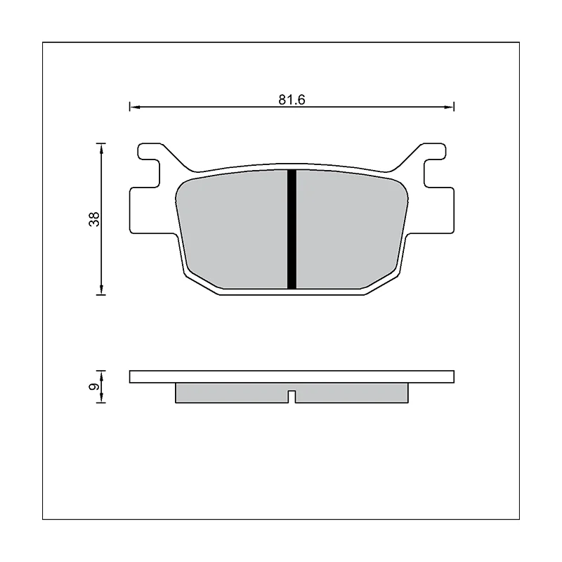 CVO Motorcycle Front and Rear Brake Pads for Benelli TRK502 TRK502X TRK 502 Leoncino 500 BJ500 BJ500GS-A BJ 500