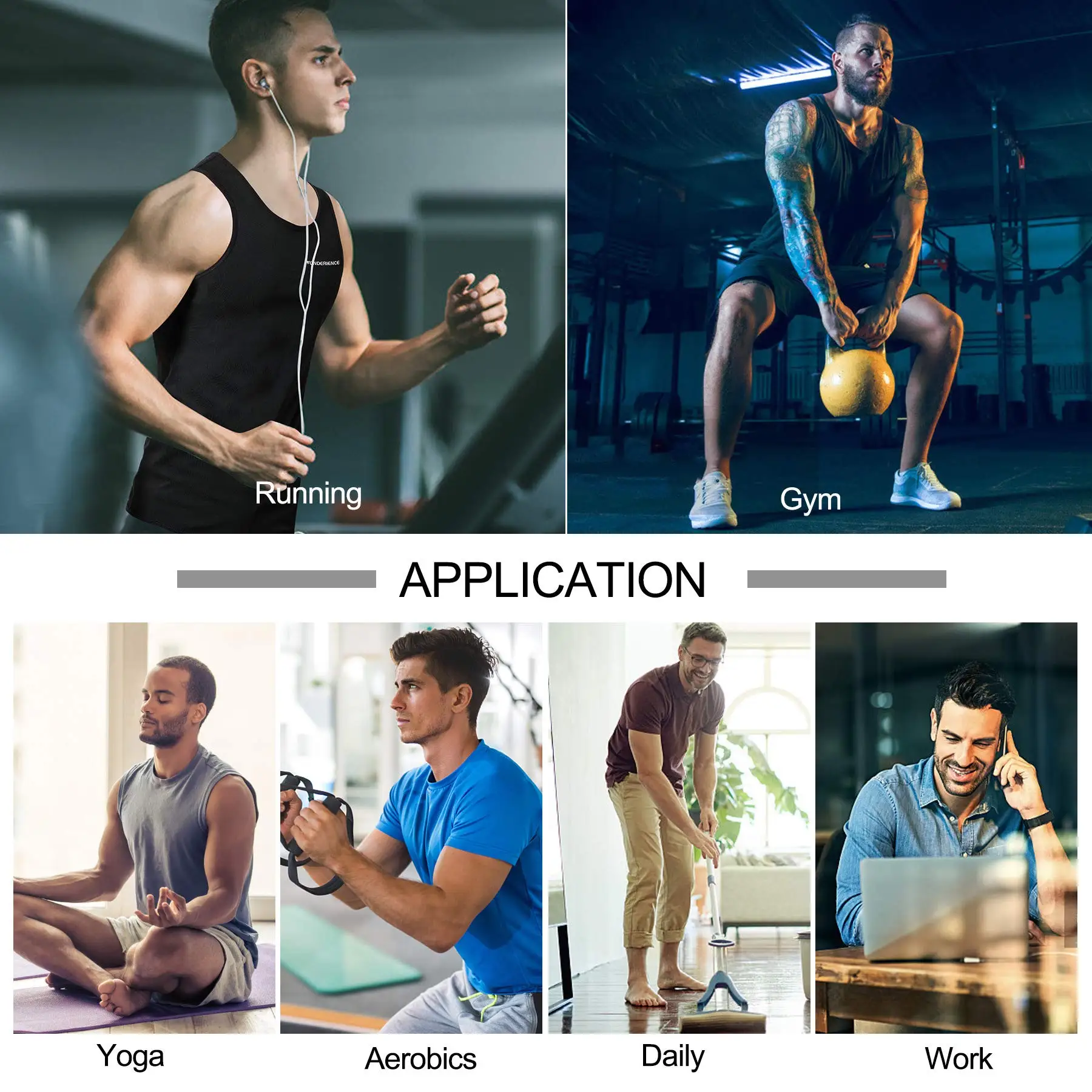 Mannen Sweat Workout Tank Top Shaper Sauna Vest Zweetpak Shapewear Tank Top Workout Gewichtsverlies Body Sweatsuit Oefening Fitness