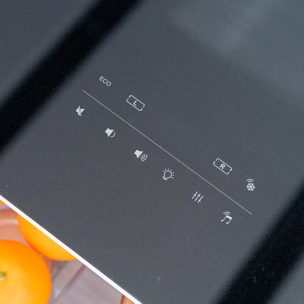 Smart Coffee Table Fridge Bluetooth Speaker Wireless Charger RGB LED White