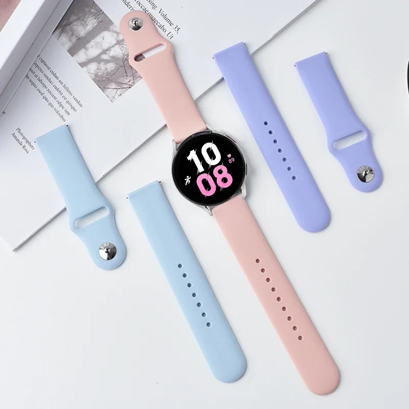 22mm Silicone Strap For Xiaomi Mi Watch Band S5 S4 S3 S1 Pro Bracelet Watch 5/2Pro Active S2 46mm Color 2 WatchBand Accessories