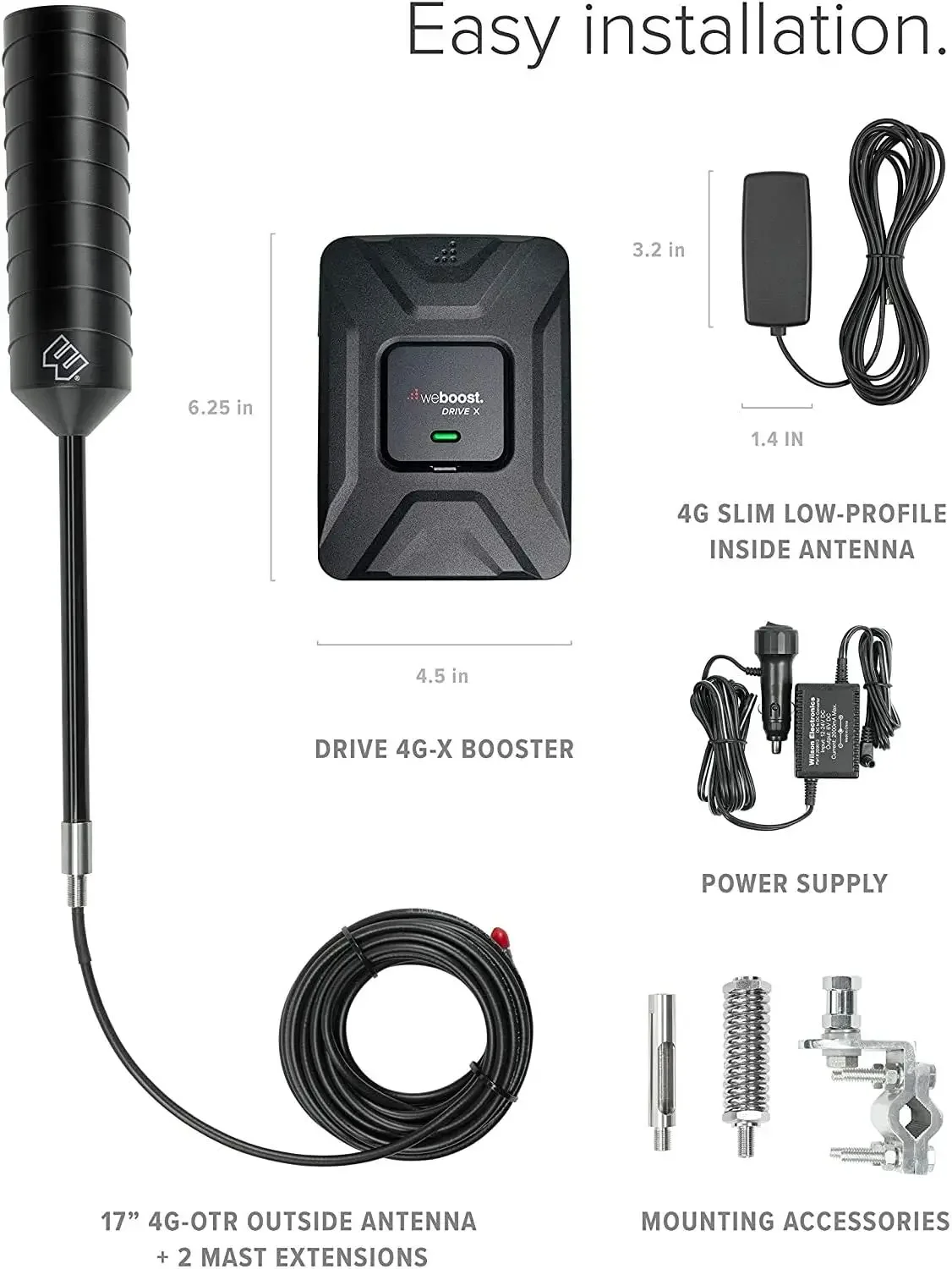 Drive 4G-X OTR (470210R) Factory Refurbished Truck Cell Phone Signal Booster