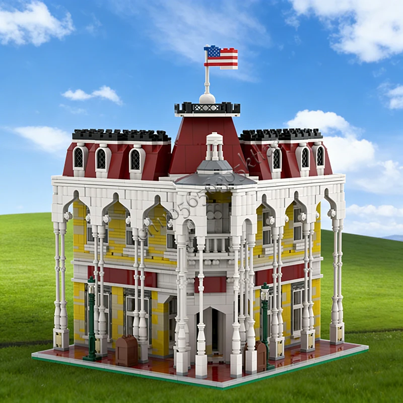 3144 PCS Medieval Emporium City Edition MOC Customize Modular Building Block Design Model Creative DIY Boy Toy Christmas Gift