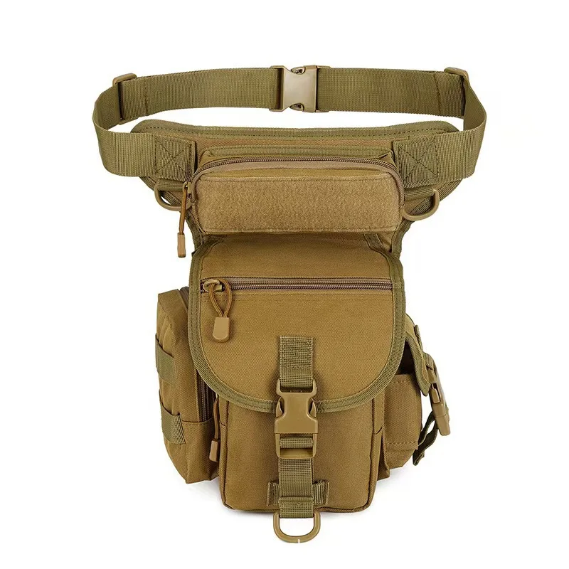Tactical Leg Bag Tool Thigh Bag Hunting Bag Waist Bag Motorcycle Rider Lower Leg Bag Molle Waist Bag