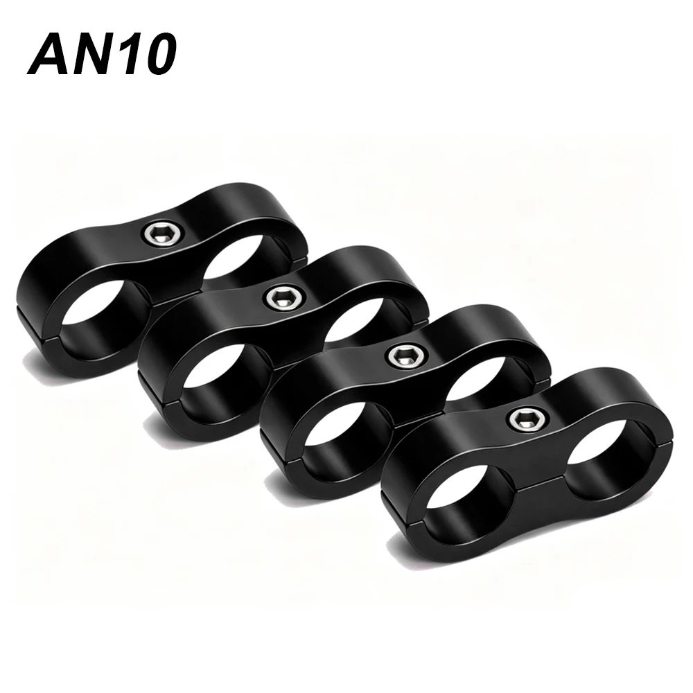 4-teiliges Aluminium-Leitungstrenner-Set Universeller Billet-Öl-, Kraftstoff- und Wasserschlauch-Trenner-Klemme Passend für AN4 AN6 AN8 AN10 – Detail 18