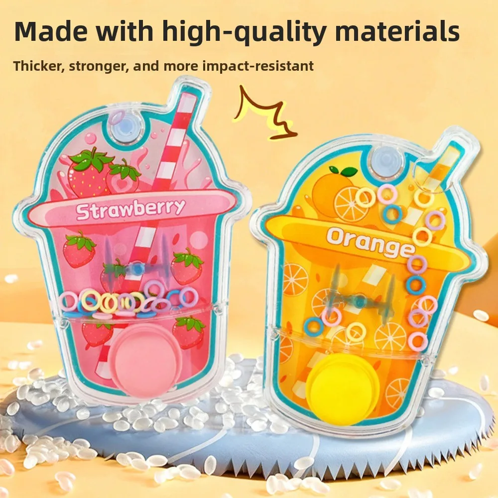 High Quality 3 Colors Childhood Memories Plastic 8.5*2*11.6cm Children's Educational Toss Water Ring Toss