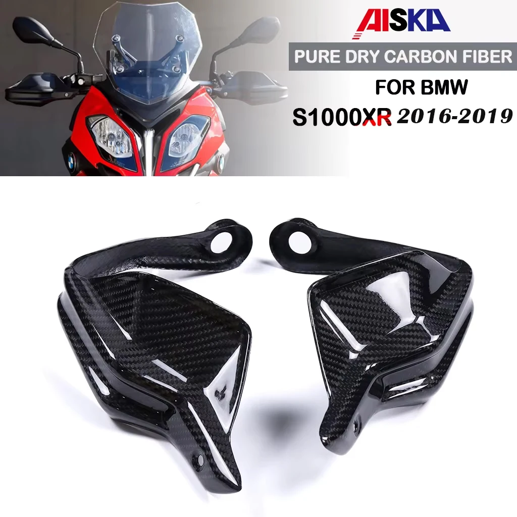 

Motorcycle Accessories Handguard Shield Hand Guard Protector 3K Dry Carbon Fiber For BMW S1000XR S 1000 XR 2016 2017 2018 2019