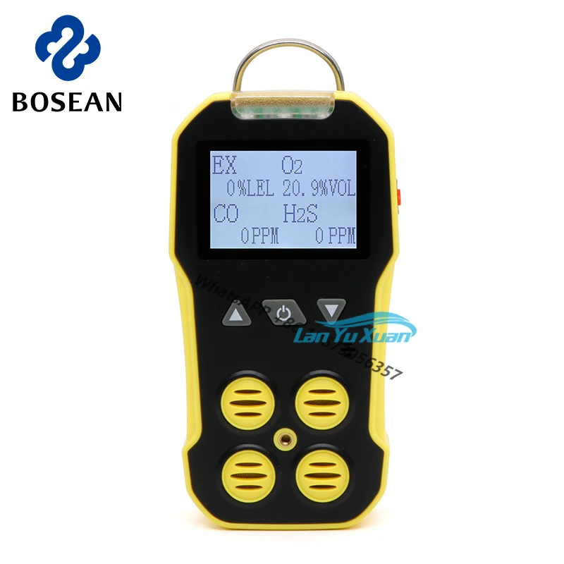 

4 in 1 Gas Decetor Bosean High Quality Real-time So2 CO Carbon Monoxide Leak Detector