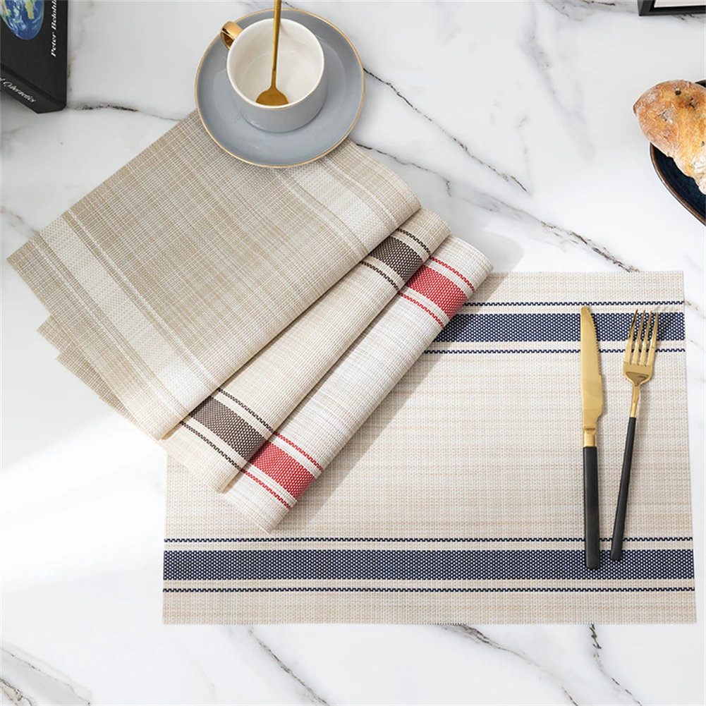 

Dining Experience Dining Table Mats Heat Resistant Placemats Space-Saving Mats Stain Protection Easy Maintenance
