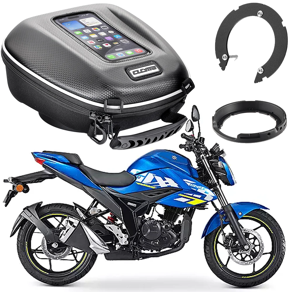 For SUZUKI GSF 650/1250 Bandit GSX650F SV650 SV1000 Gladius 650 Gixxer 150 Quick Lock Tank Bag Motorcycle Racing Luggage Backpac