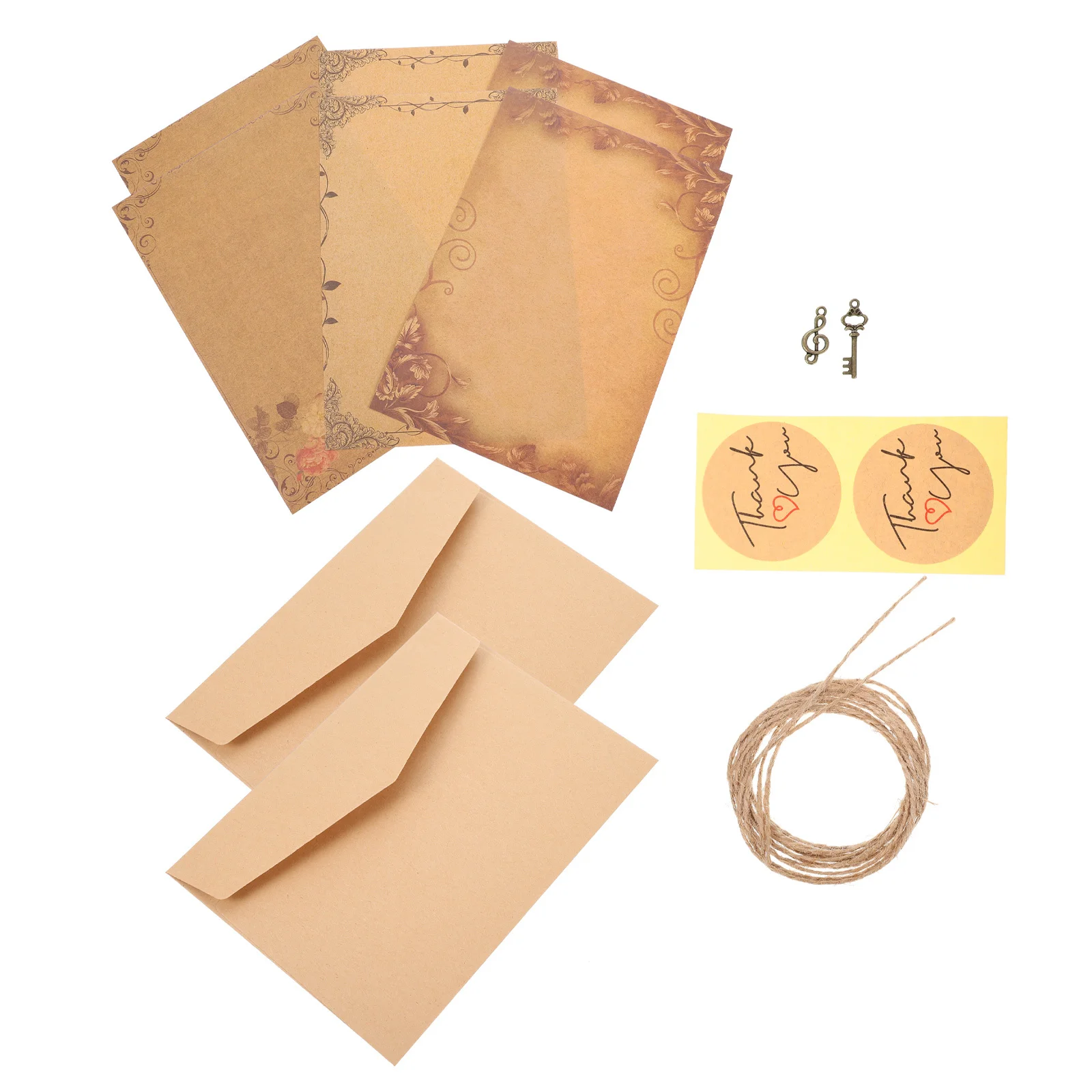 

3 set 3 Sets Envelop Set Envelope Paper Kit Letter Writing Stationery Gift Set Festival Supplies For Valentine’S Day